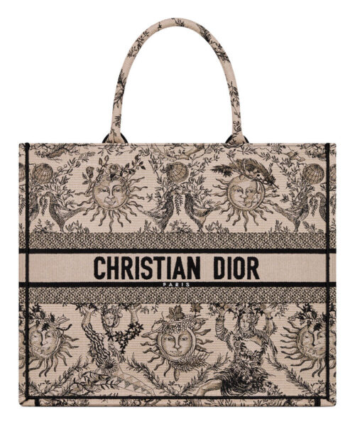 Christian Dior Large Dior Book Tote Apricot